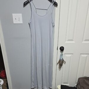 Light Gray/Blue Maxi Dress